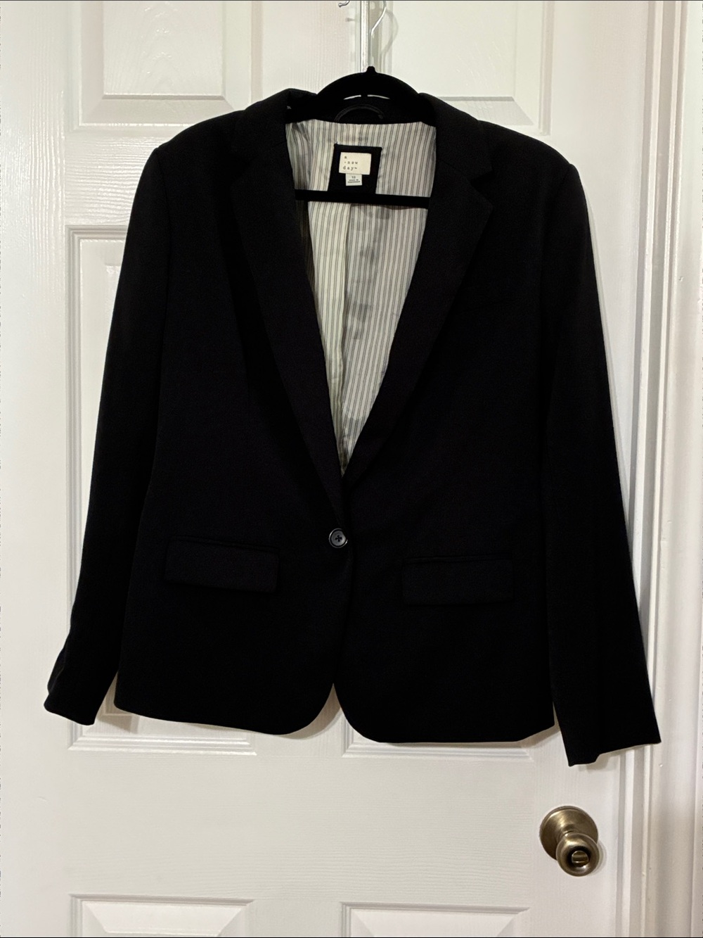 a new day Black Single-Button Blazer